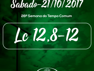 28ª Semana do Tempo Comum- 21/10/2017 (Lc 12,8-12)